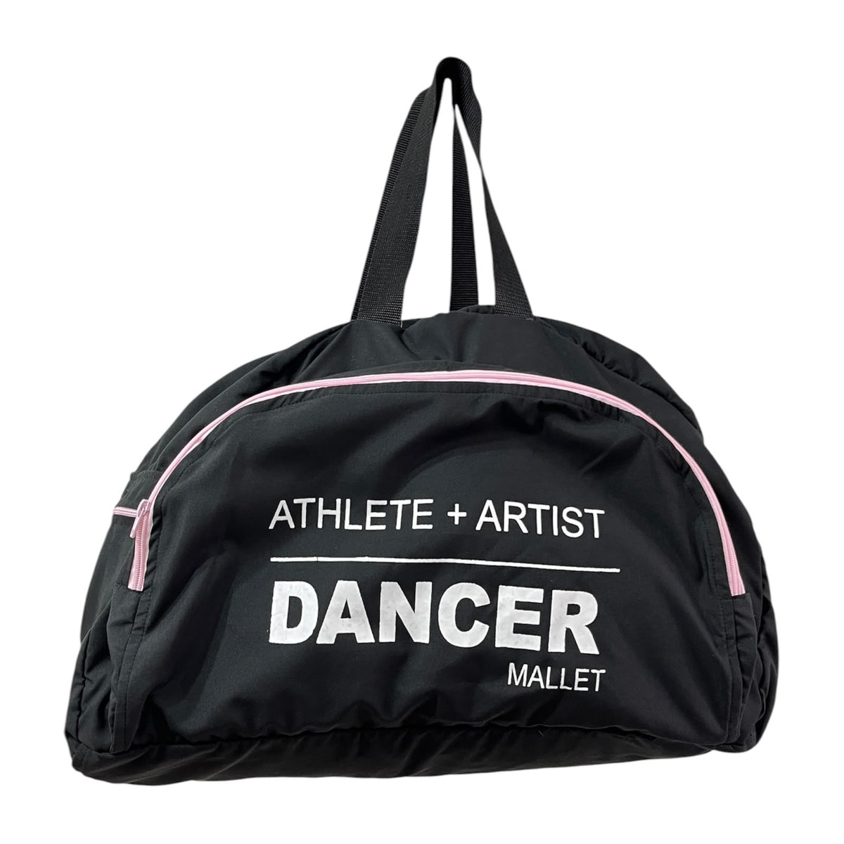 BOLSO ATHLETE NEGRO CON ROSA