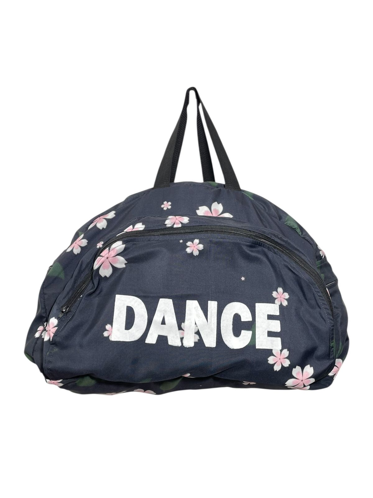 BOLSO NEGRO FLORES ROSAS