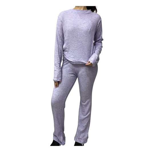 CONJUNTO LILA DE LANILLA