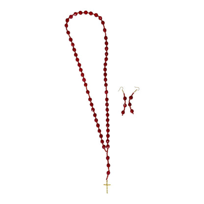 COLLAR ROJO CON ARO