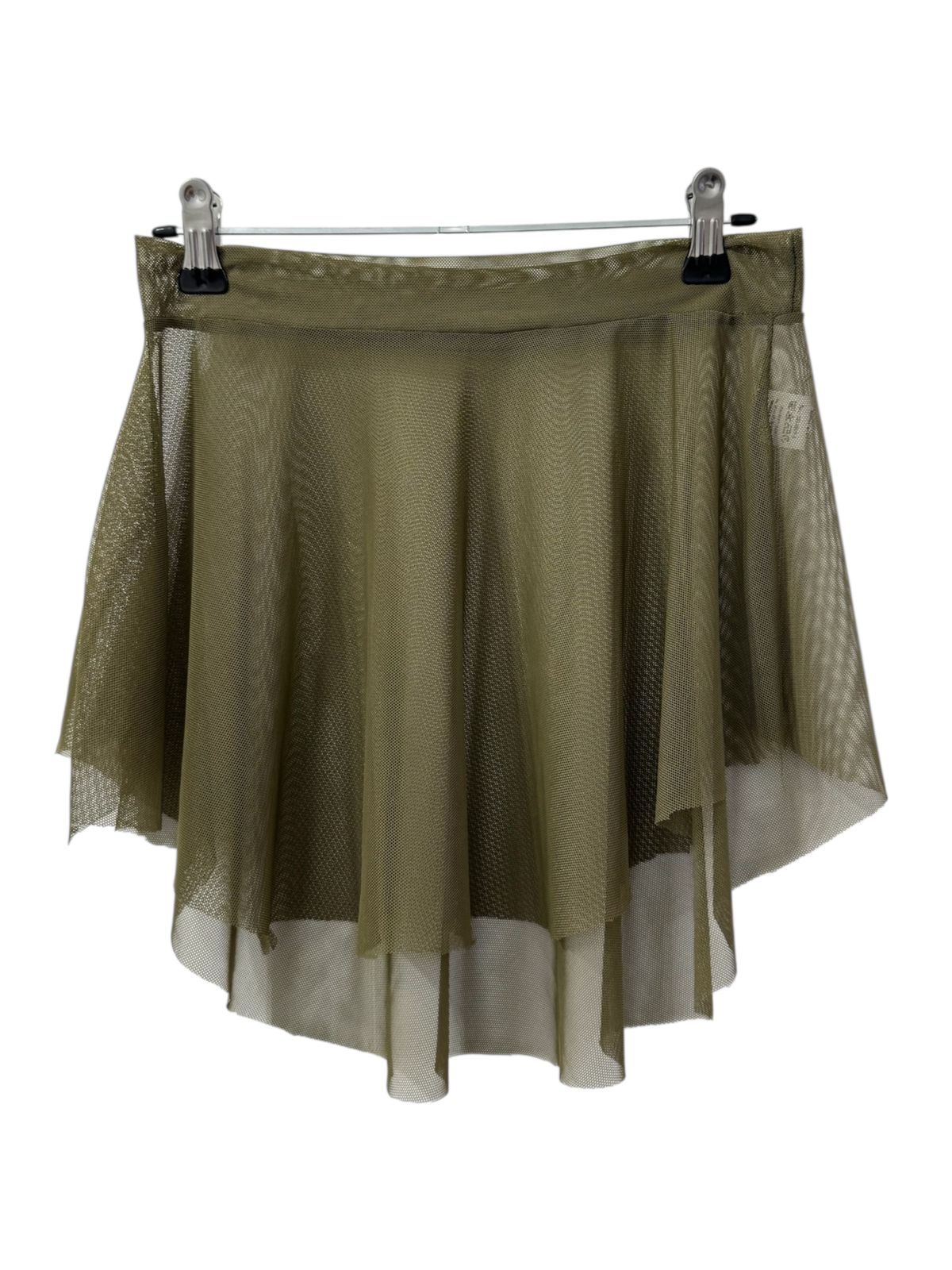 POLLERIN DE TUL CORTO VERDE MUSGO