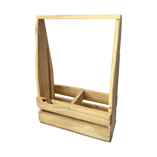 PORTA BOTELLA DE MADERA