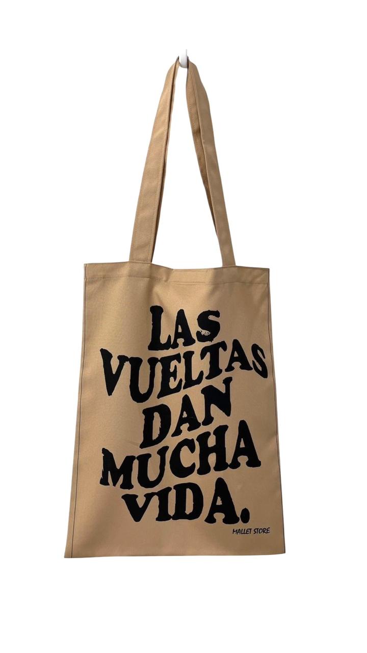 TOTE BAG VUELTAS BEIGE