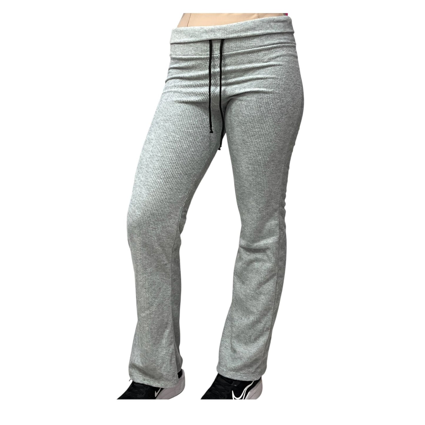 PANTALON GRIS CLARO DE LANILLA