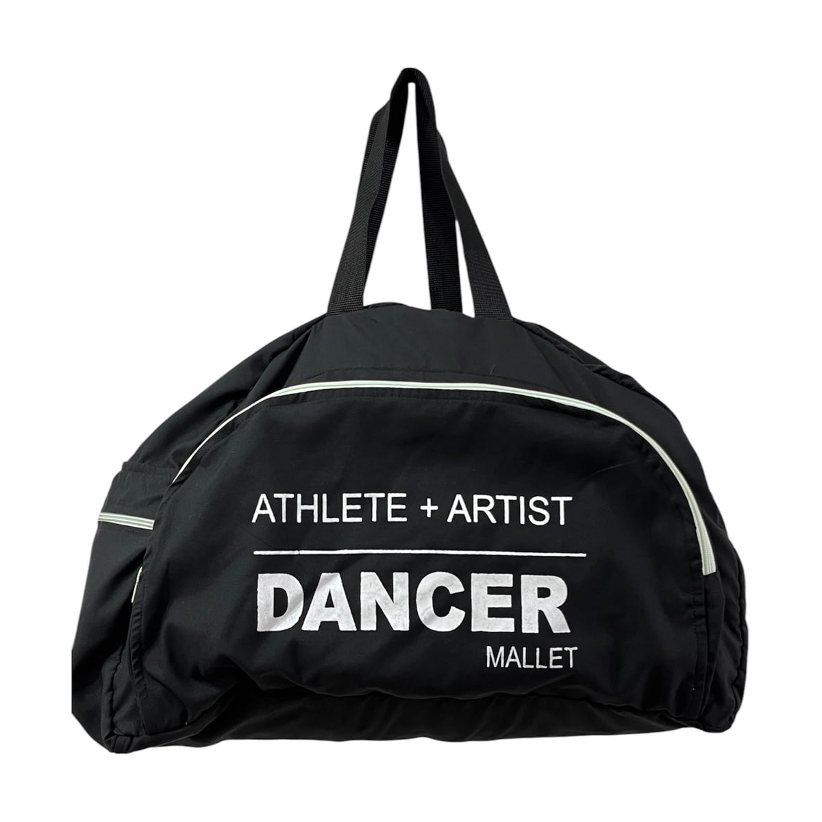 BOLSO ATHLETE NEGRO CON VERDE AGUA