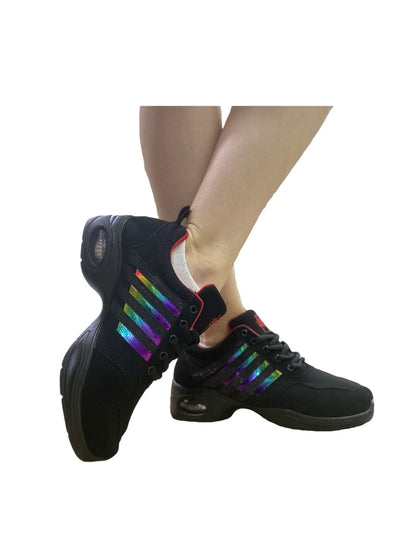 TENIS NEGRO TORNASOLADO