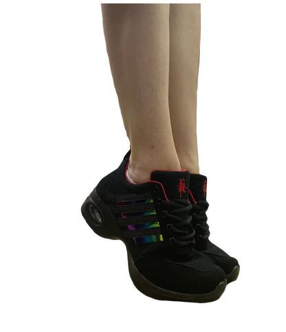 TENIS NEGRO TORNASOLADO