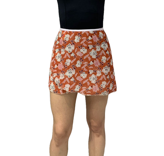 POLLERIN ESTAMPADO NARANJA