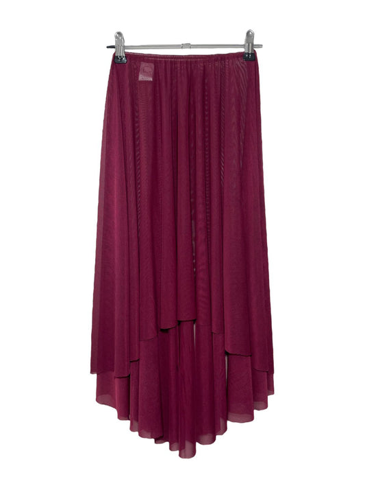 Pollera de Tul Granate