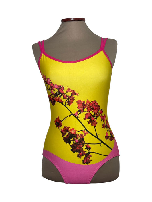 Malla fucsia estampada