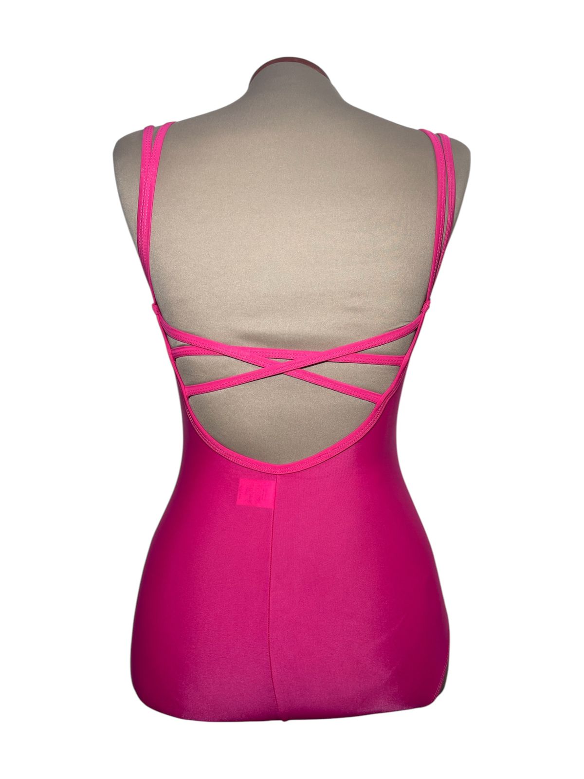 Malla fucsia estampada