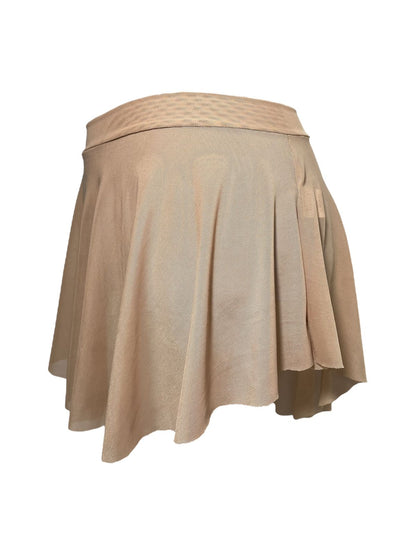 POLLERIN DE TUL CORTO BEIGE