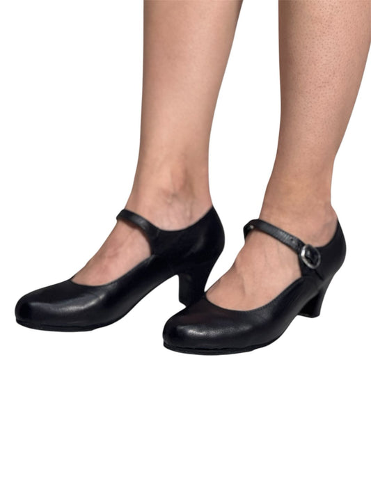 Zapato de Español Nacional NEGRO Y BEIGE
