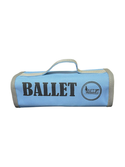 Neceser Ballet celeste borde gris