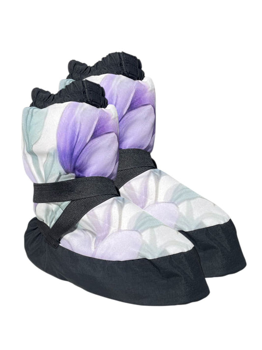 BOTITA CALENTADORA LILA ESTAMPADA