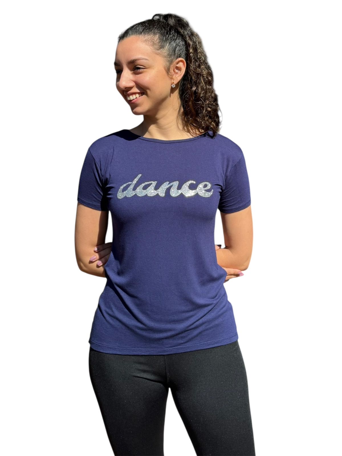 REMERA DANCE AZUL MARINO