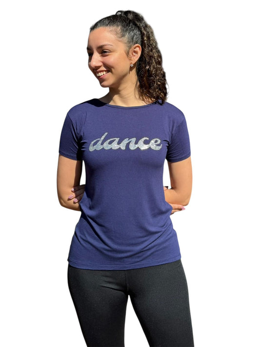 REMERA DANCE AZUL MARINO