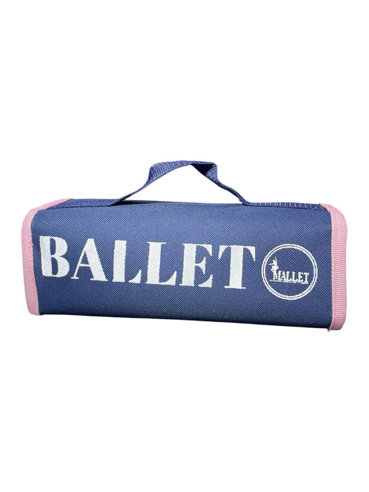 NECESER BALLET AZUL CON ESTAMPADO FLOREADO