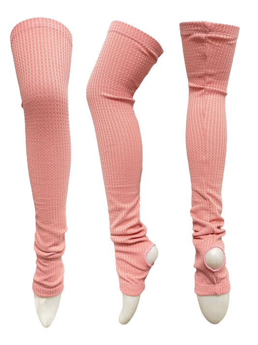 POLAINA LARGA ROSA VIEJO