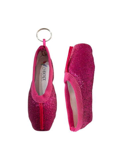 LLAVERO FUCSIA BRILLOSO - EVIDENCE