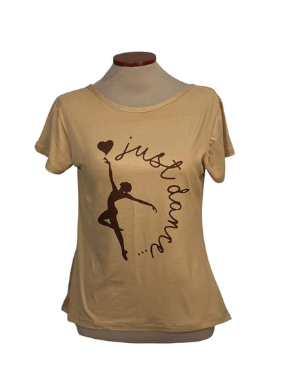REMERA BEIGE JUST DANCE