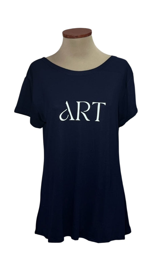 REMERA AZUL ART